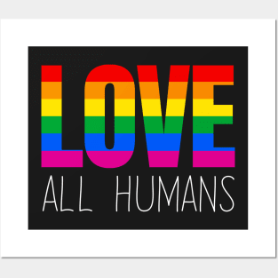 LGBT Pride Rainbow Love LGBTQ Pride Allyship Posters and Art